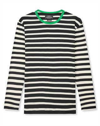 Trio Rib Tobias Langærmet Trøje - Verdant Green